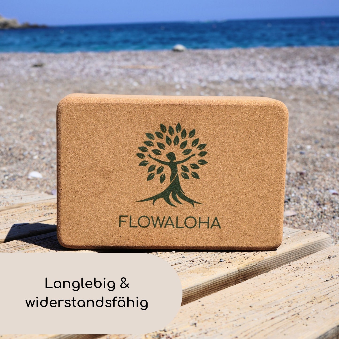 Kork Yogablock Nalani - Langlebig & widerstandsfähig