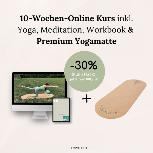 Kalea-Starter-Set: Yogamatte + Maluhia Flow Online-Kurs