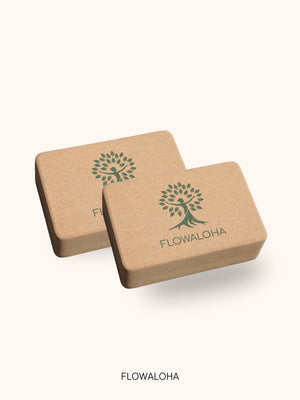 2er Set Kork Yogablock Nalani | Rutschfest & Nachhaltig