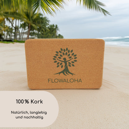 Kork Yogablock Nalani - 100 % Kork- Natürlich, langlebig 
und nachhaltig