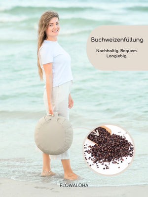 Spare 35% - 2er Set Meditationskissen Mahalo