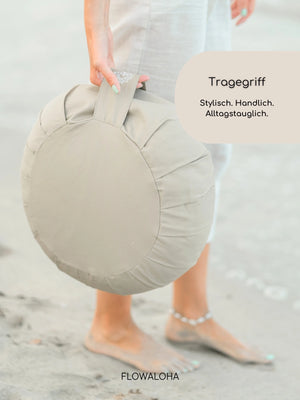 Meditationskissen Mahalo aus Baumwolle