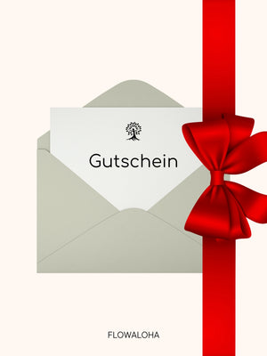 Geschenk Gutschein von FLOWALOHA - Yoga Geschenke, Achtsamkeit Geschenke, Meditations Geschenke