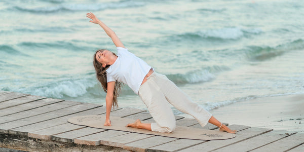 Ovale Kork Yogamatte Kalea