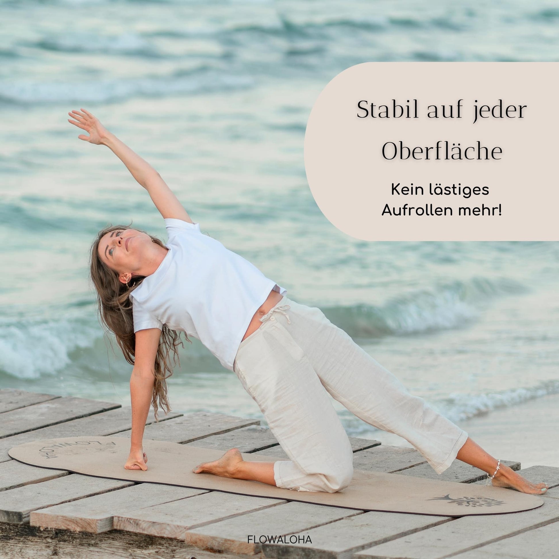 Ovale Kork Yogamatte Kalea - Beste Yogamatte 2025 - Nachhaltig & Rutschfest