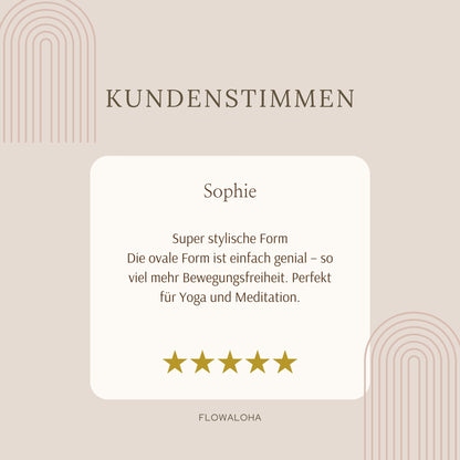 Ovale Kork Yogamatte Kalea - Beste Yogamatte 2025 - Nachhaltig & Rutschfest