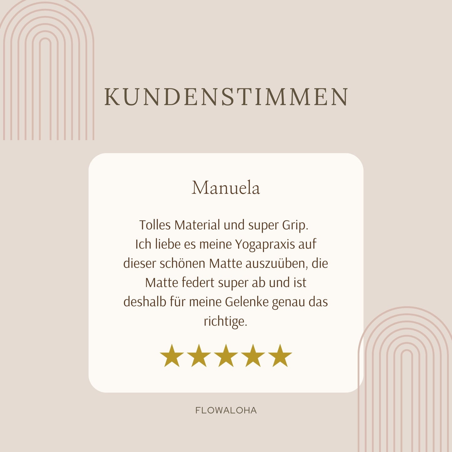 Ovale Kork Yogamatte Kalea - Beste Yogamatte 2025 - Nachhaltig & Rutschfest