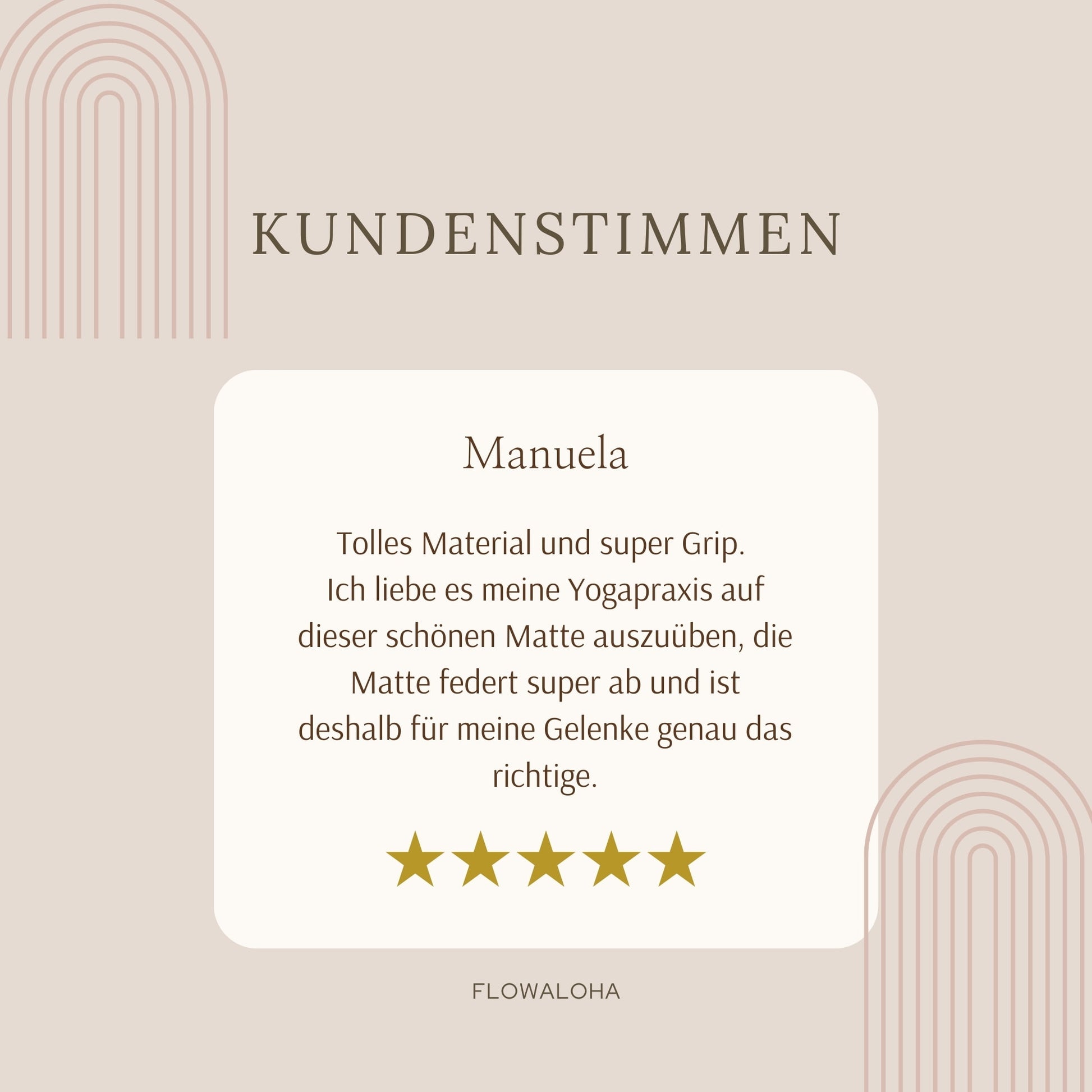Ovale Kork Yogamatte Kalea - Beste Yogamatte 2025 - Nachhaltig & Rutschfest